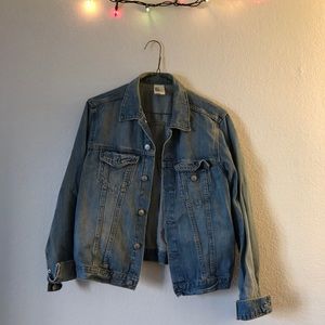 Lived-in light denim jacket